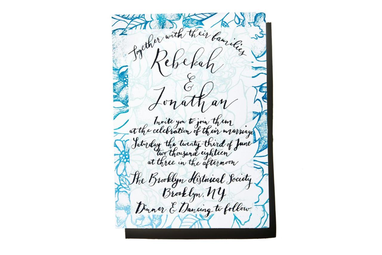 Best Calligraphic Wedding Invitations How to Choose the Best Calligraphy Set for Wedding Invitations